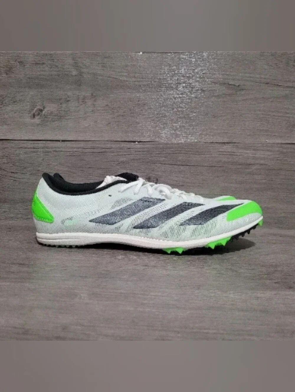 Adidas Men's Size 8 Adizero XCS Shoes White Green Shoes